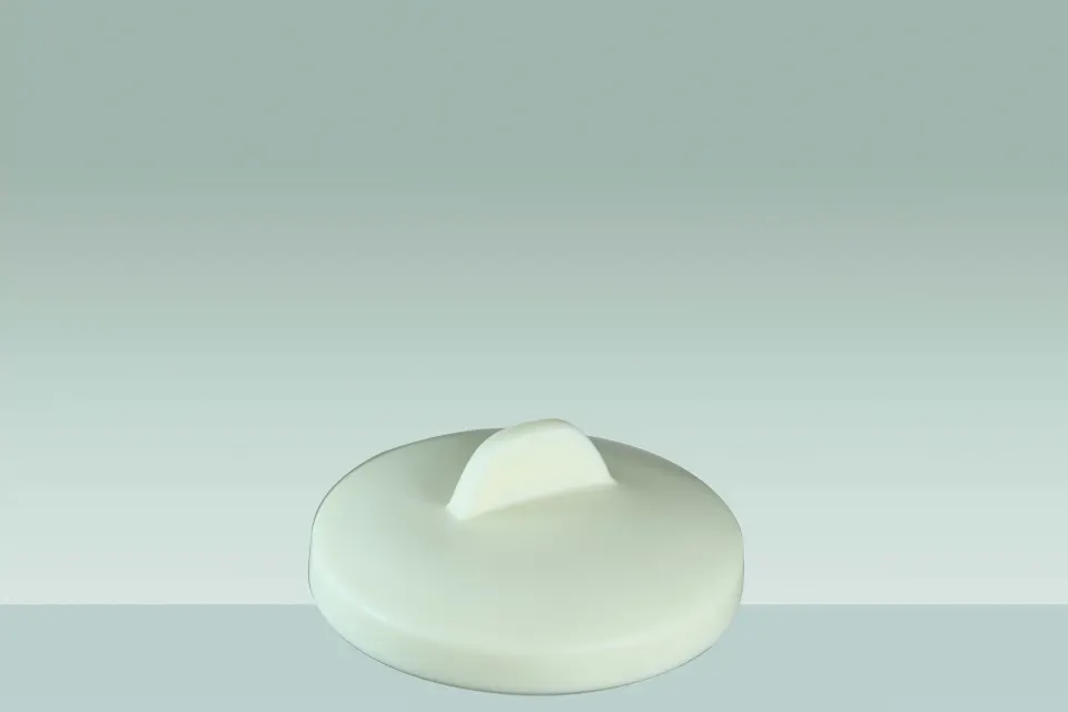 Porcelain Ware, Crucible Lid, Alsint